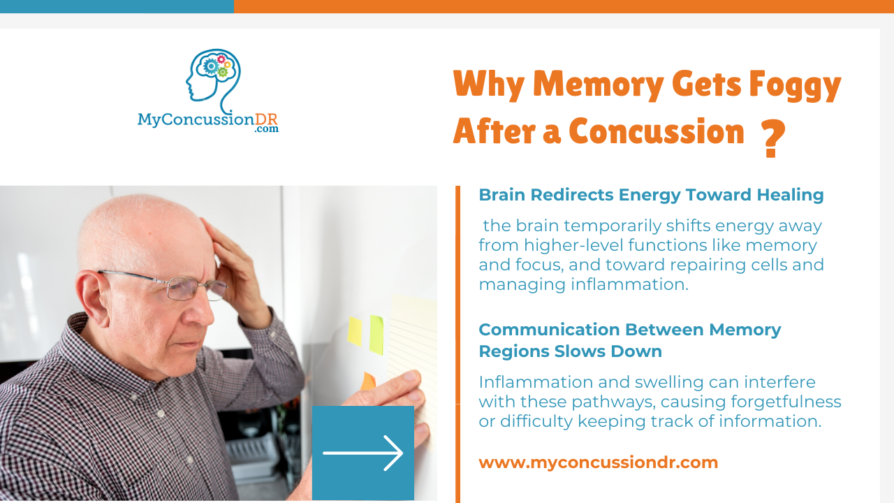 What Causes Brain Fog? Why Memory Slows After a Concussion - MyConcussionDr