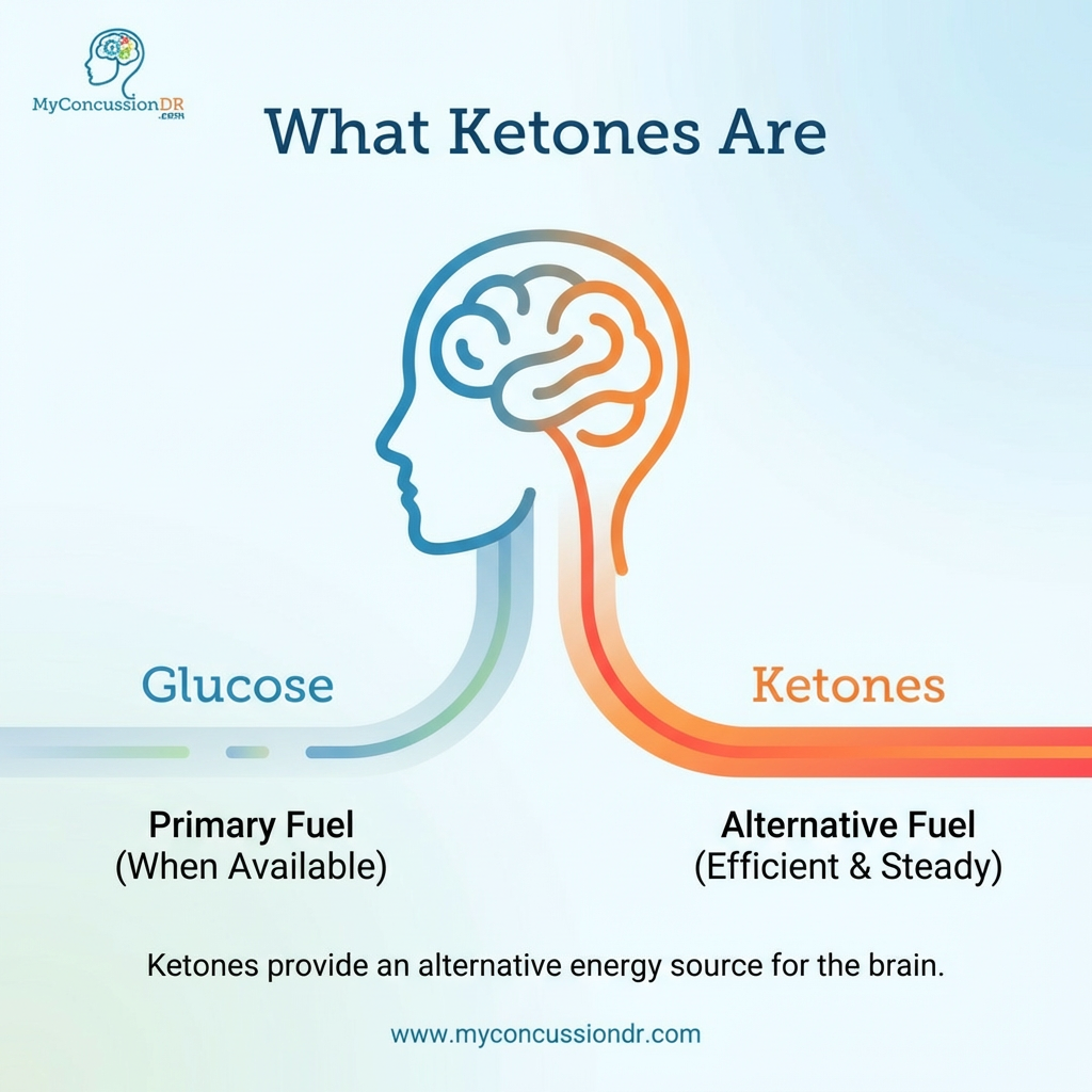 Ketones for Concussion: Why Ketones Matter When the Brain Cannot Use Glucose