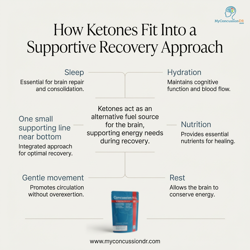 Ketones for Concussion: Why Ketones Matter When the Brain Cannot Use Glucose